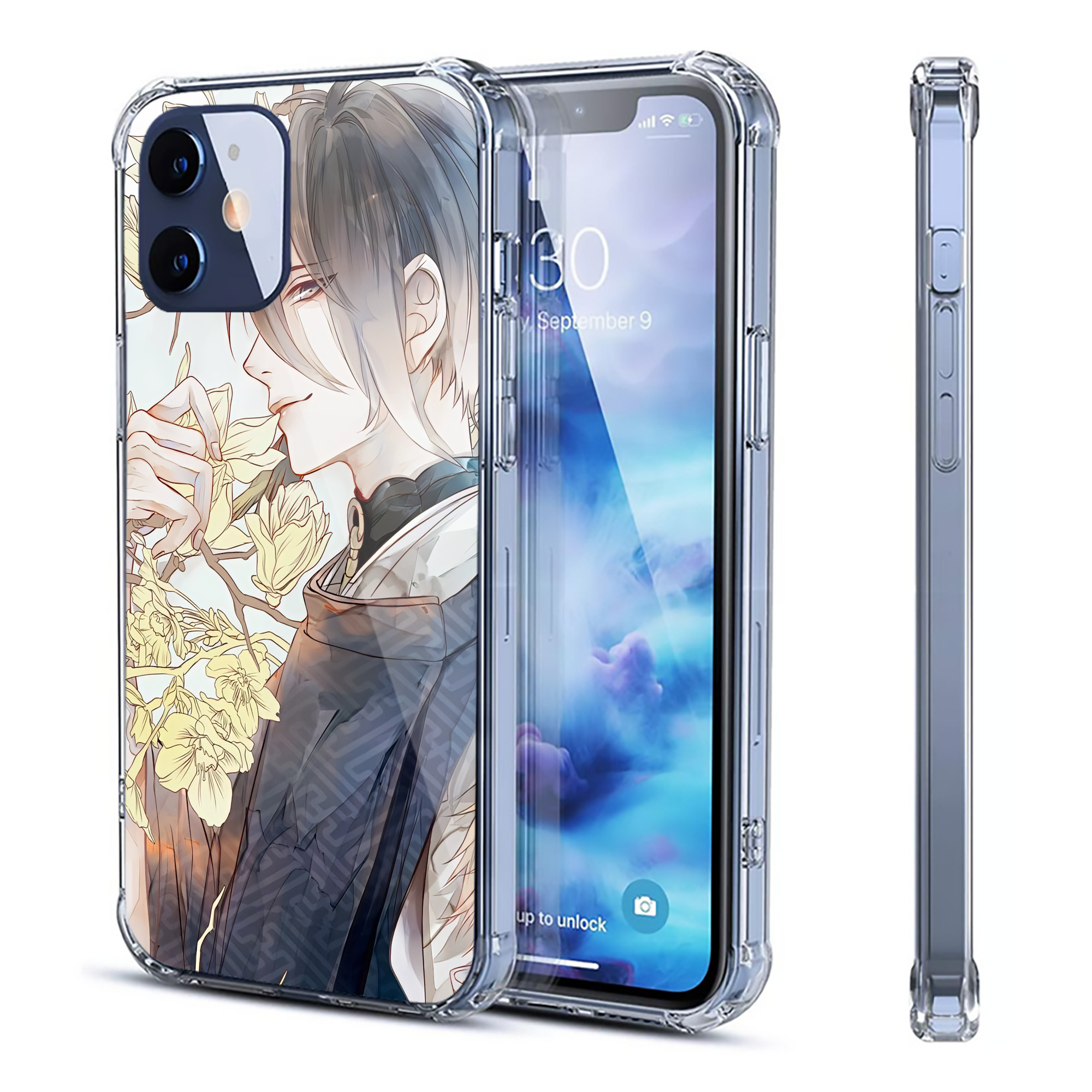 （画像用） 刀剣乱舞 Touken Ranbu 【iPhone 12シリーズ対応】透明スマホケース（クリアソフトケース）